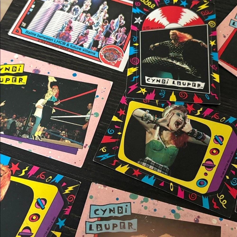 Retro Music Star Party Cards Cyndi Lauper